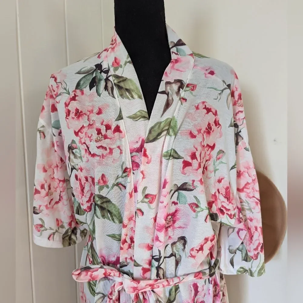 Show Me Your Mumu Floral Coverup Robe Coastal Cowgirl Romantic Beachy Chic